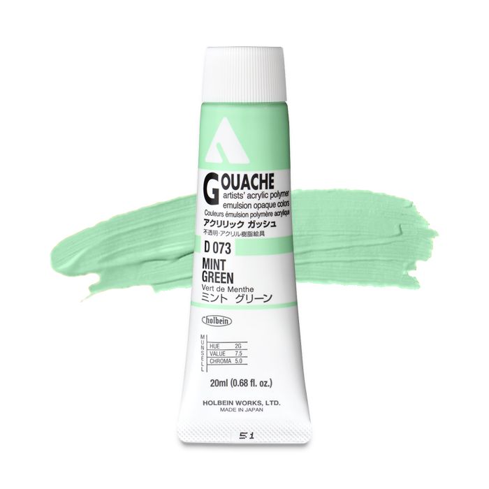 Mint Green D073A (Holbein Acrylic Gouache)