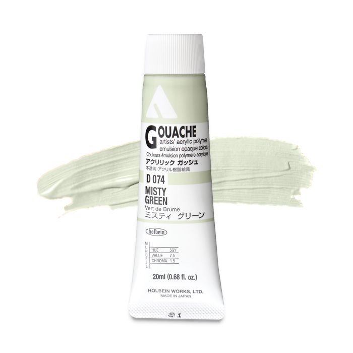Misty Green D074A (Holbein Acrylic Gouache)