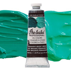 PERMANENT BRIGHT GREEN P093G (Grumbacher Pre-Tested Professional Oil)