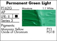 PERMANENT GREEN LIGHT P162G (Grumbacher Pre-Tested Professional Oil)