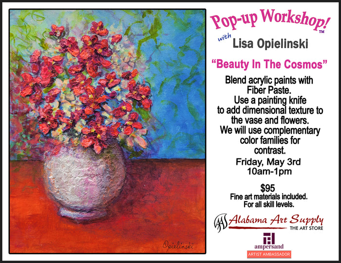 Lisa Opielinski Pop-Up Workshop  May 3, 2024