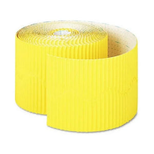 Bordette® Decorative Border, Canary Yellow 2-1/4" x 50' (Pacon)
