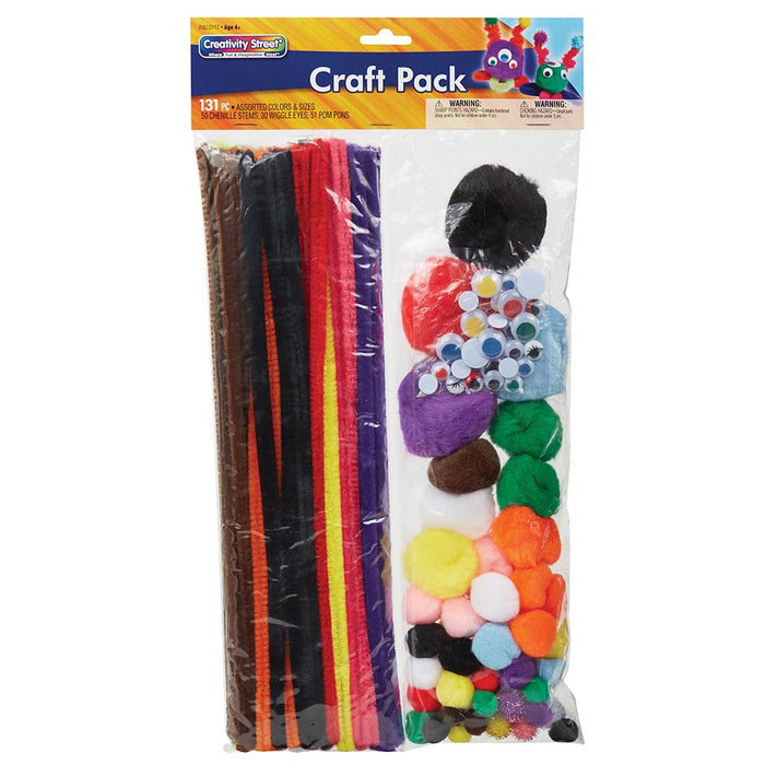 Creativity Street® Craft Pack Assortment, 131 Pieces (Pacon)