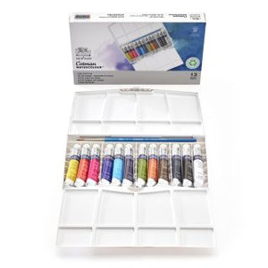 Cotman Watercolours 12 Color Painting Plus Set (Winsor & Newton)