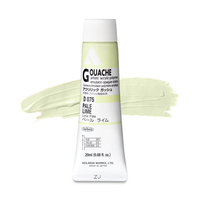 Pale Lime D075A (Holbein Acrylic Gouache)