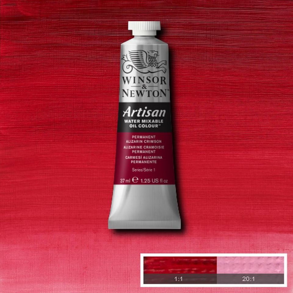 Permanent Alizarin Crimson (Winsor & Newton Artisan Water Mixable