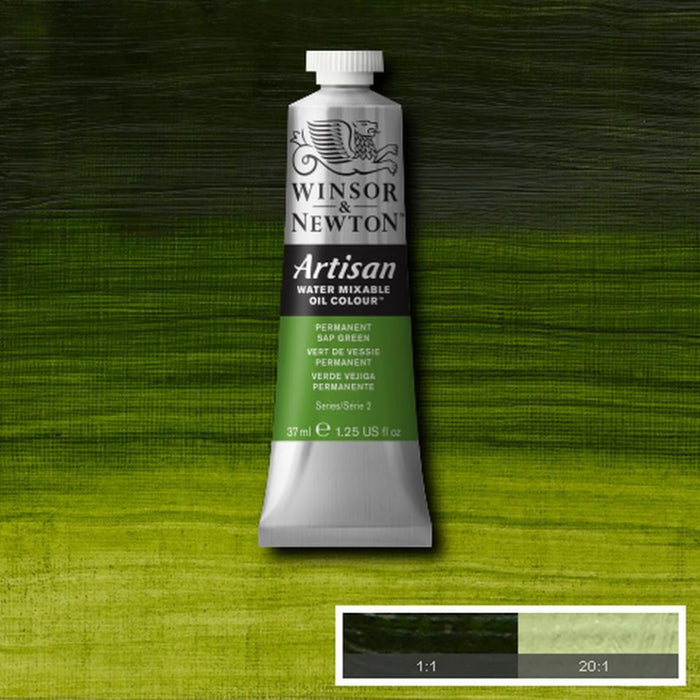 Permanent Sap Green (Winsor & Newton Artisan Water Mixable Oil)