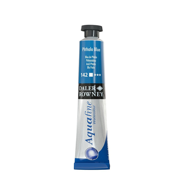 Phthalo Blue, 8ml Tube (Daler-Rowney Aquafine Watercolour)