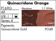 QUINACRIDONE ORANGE P169G (Grumbacher Pre-Tested Professional Oil)