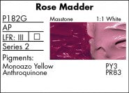 ROSE MADDER P182G (Grumbacher Pre-Tested Professional Oil)