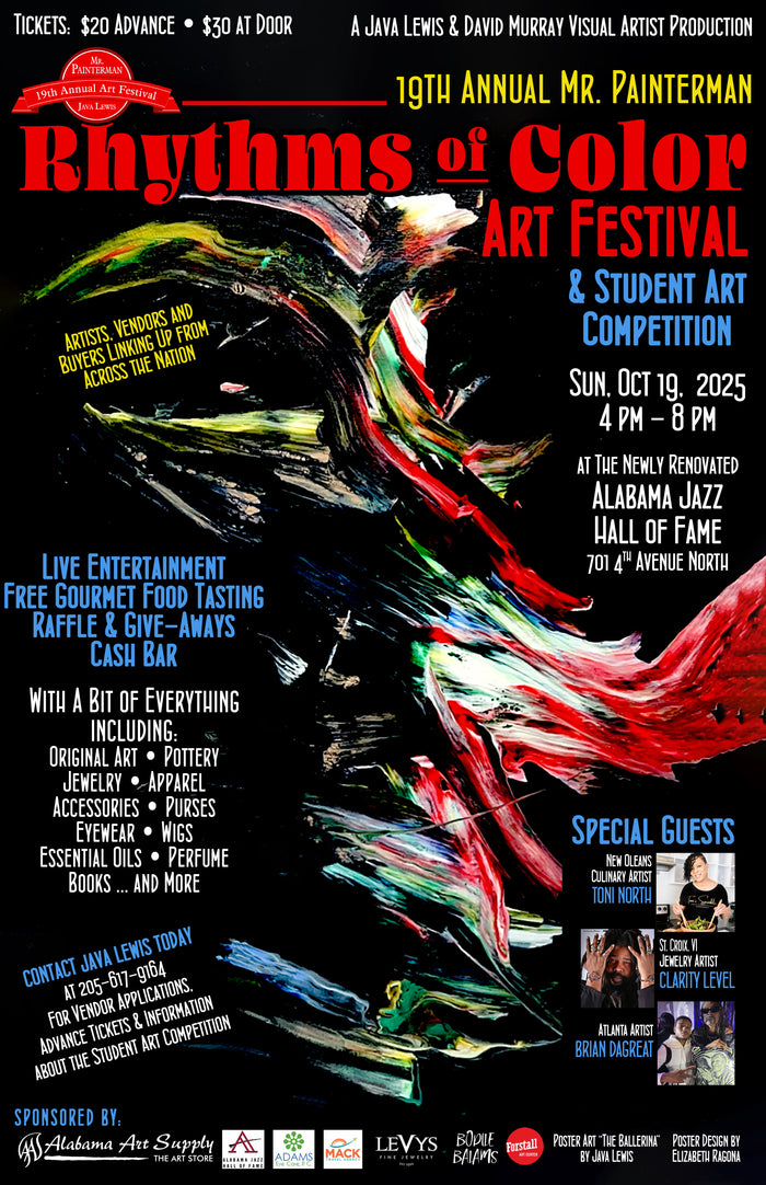 2025 Rhythms of Color Art Festival Ticket (Pickup by 5 PM on Saturday, October, 18, 2025)