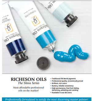 Richeson Oils Quinacridone Violet, 37 ml (Jack Richeson, The Shiva Series)