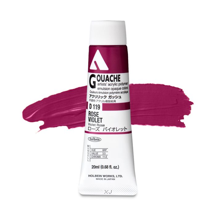 Rose Violet D119A (Holbein Acrylic Gouache)