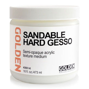 Sandable Hard Gesso (Golden Acrylic Mediums)