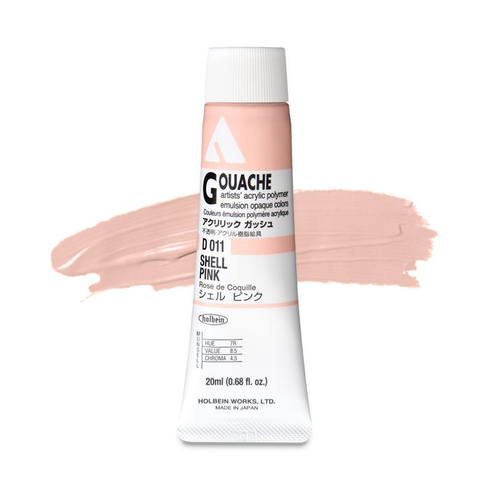 Shell Pink D011A (Holbein Acrylic Gouache)