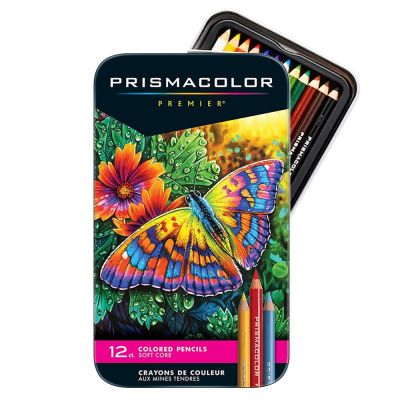 Prismacolor Premier Verithin Colored Pencils - 12 / Set