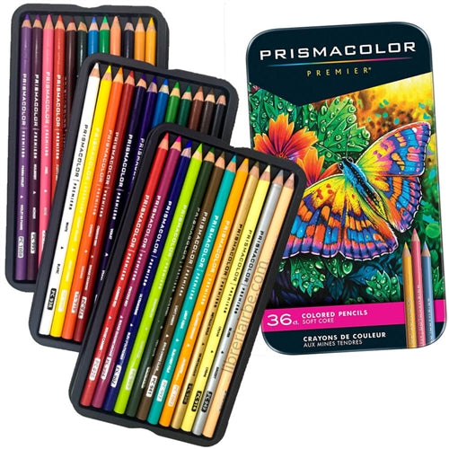 Prismacolor Colored Pencils Art Kit Gift Set ,Artist Premier Wooden Soft  Core,Tin Set 12 24 36 48 72 132 150,Lapis de cor pencil