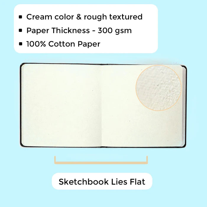 Square Sketchbook - Ivory Paper (Viviva Colors)