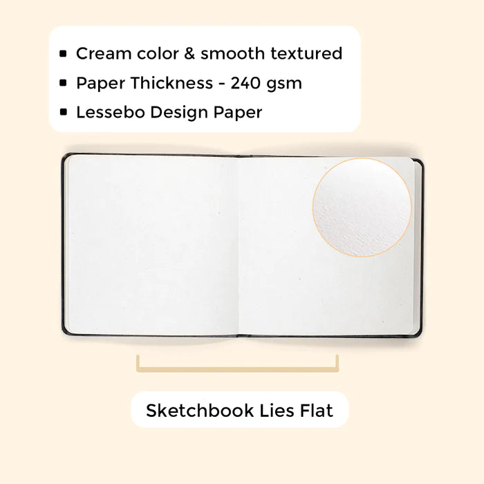 Square Sketchbook - Ivory Paper (Viviva Colors) – Alabama Art Supply