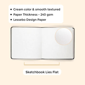 Square Sketchbook - Ivory Paper (Viviva Colors)