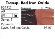 TRANSPARENT RED IRON OXIDE P215G (Grumbacher Pre-Tested Professional Oil)