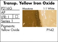 TRANSPARENT YELLOW IRON OXIDE P216G (Grumbacher Pre-Tested Professional Oil)