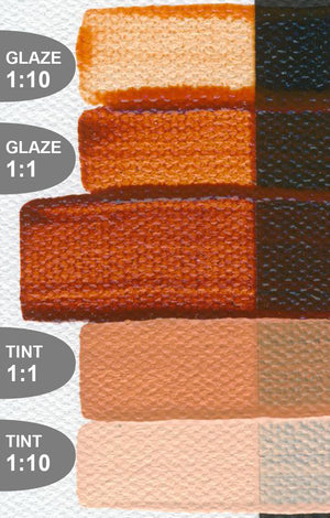 Transparent Red Iron Oxide (Golden Fluid Acrylic)