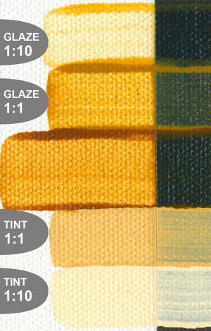 Transparent Yellow Iron Oxide (Golden Fluid Acrylic)