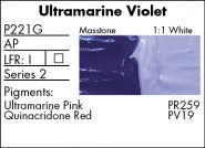 ULTRAMARINE VIOLET P221G (Grumbacher Pre-Tested Professional Oil)
