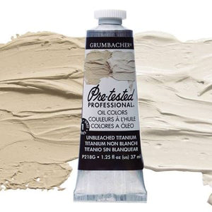 UNBLEACHED TITANIUM WHITE P218G (Grumbacher Pre-Tested Professional Oil)