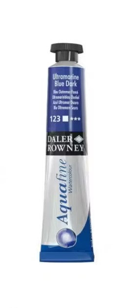 Ultramarine Blue Dark, 8ml Tube (Daler-Rowney Aquafine Watercolour)