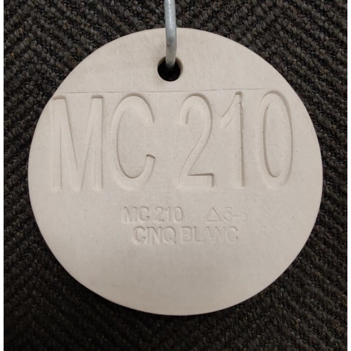 Cinq Blanc MC210, Cone 4-6, 50 LB Box (Alligator Clay)