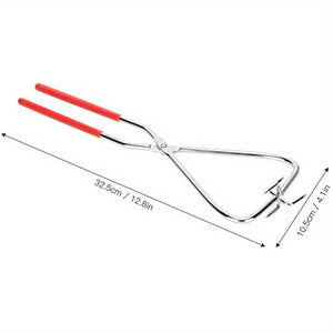 12” Steel Glaze Dipping Tongs