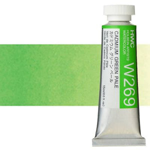 Cadmium Green Pale W269C (Holbein Watercolor)
