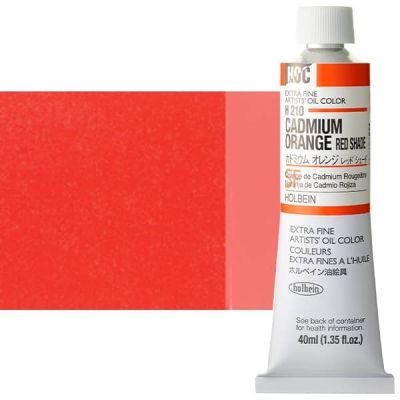Cadmium Orange Red Shade H210E (Holbein Oil)