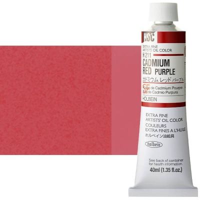 Cadmium Red Purple H211E (Holbein Oil)