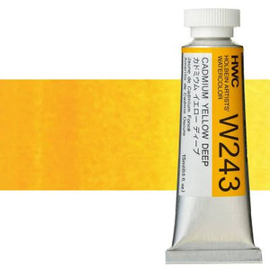 Cadmium Yellow Deep W243C (Holbein Watercolor)