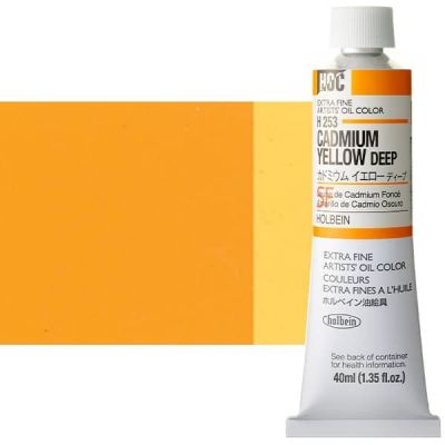 Cadmium Yellow Deep H253D (Holbein Oil)