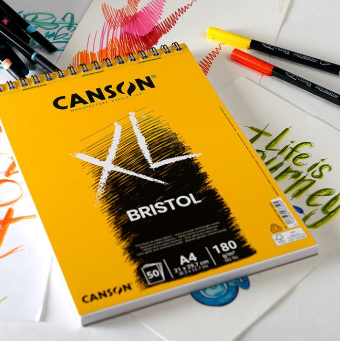 XL® Bristol Pad 9"x12", Vellum, 50 Sheets (Canson)