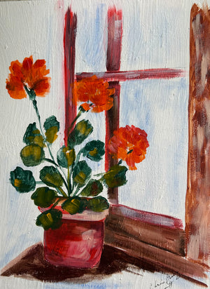 Painting with Chris Cruz - Windowsill Blooms, September 13, 2025