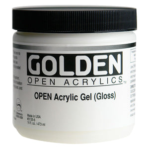 OPEN Acrylic Gel (Gloss) (Golden Acrylic Mediums)