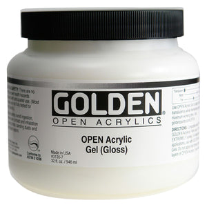 OPEN Acrylic Gel (Gloss) (Golden Acrylic Mediums)