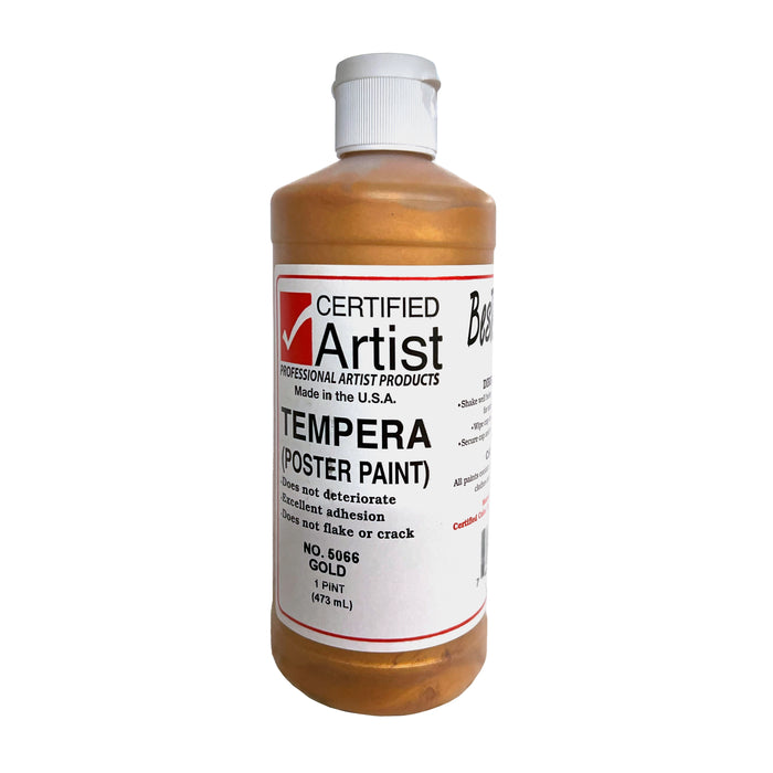 Gold BesTemp Tempera Poster Paint (Certified Artist)