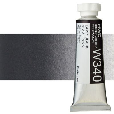 Lamp Black W340A (Holbein Watercolor)