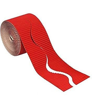 Bordette® Decorative Border, Flame Red 2-1/4" x 50' (Pacon)