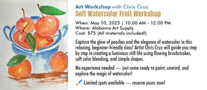  Soft Watercolor Fruit Workshop 