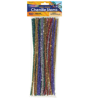 Creativity Street® Jumbo Sparkle Stems, 100-piece Bag (Pacon)