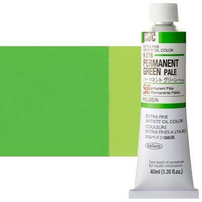 Permanent Green Pale H278A (Holbein Oil)