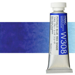 Phthalo Blue Red Shade W308A (Holbein Watercolor)