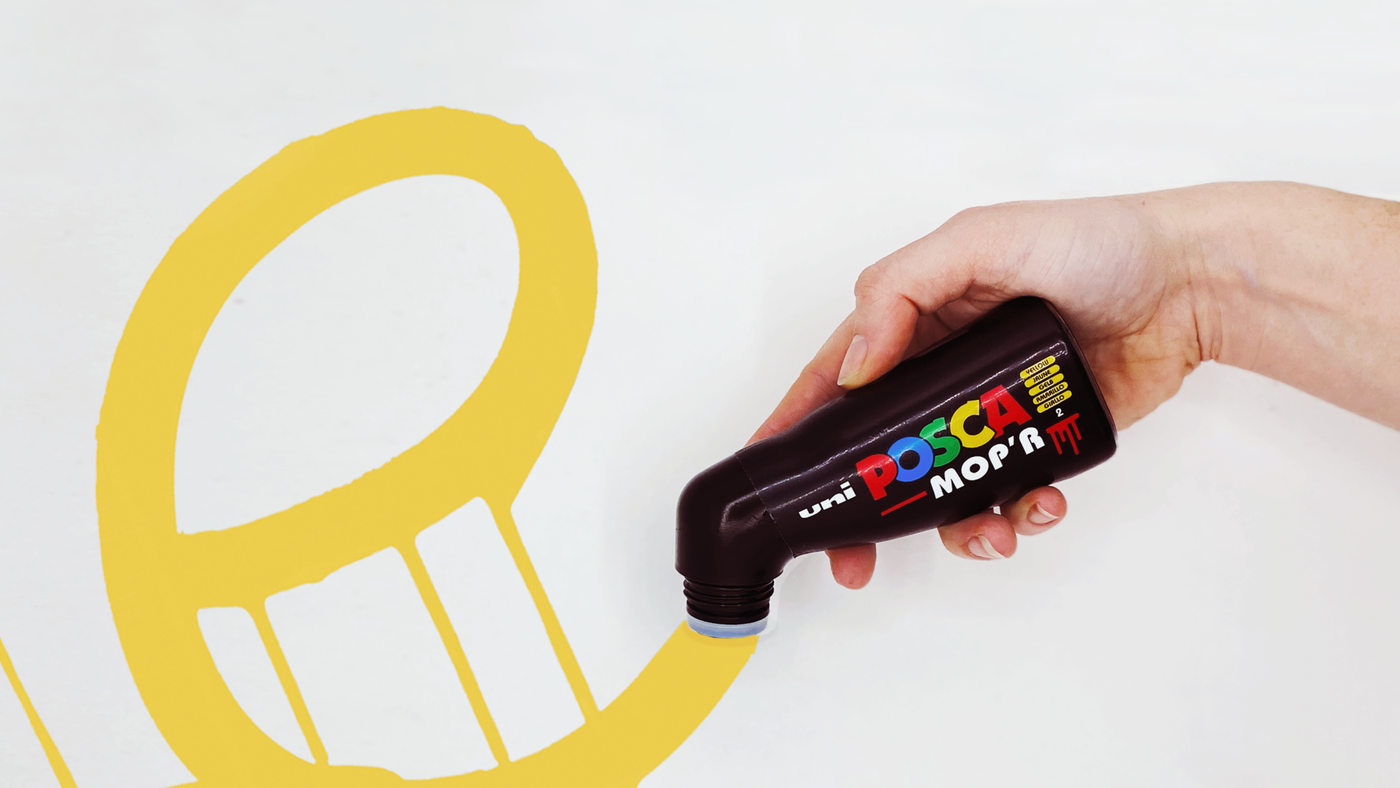 Posca MOP'R Paint Marker Black